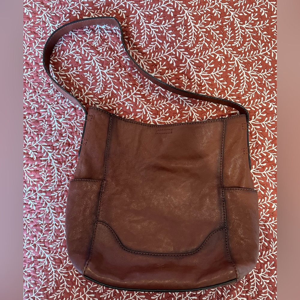 Frye tote brown